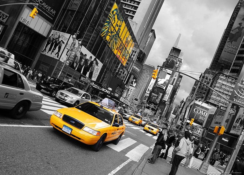 New York Cab, New York Taxi HD wallpaper