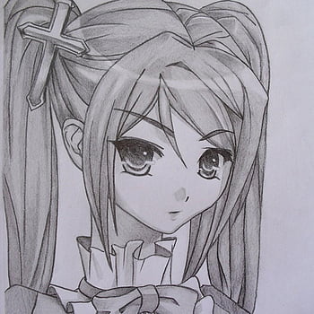 Female anime character face drawing step by step | Anime face drawing, Anime  drawings, Drawing anime bodies