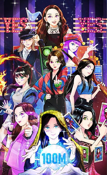 TWICE Anime (fanart) by Mhedificent by MhedyyChan on DeviantArt