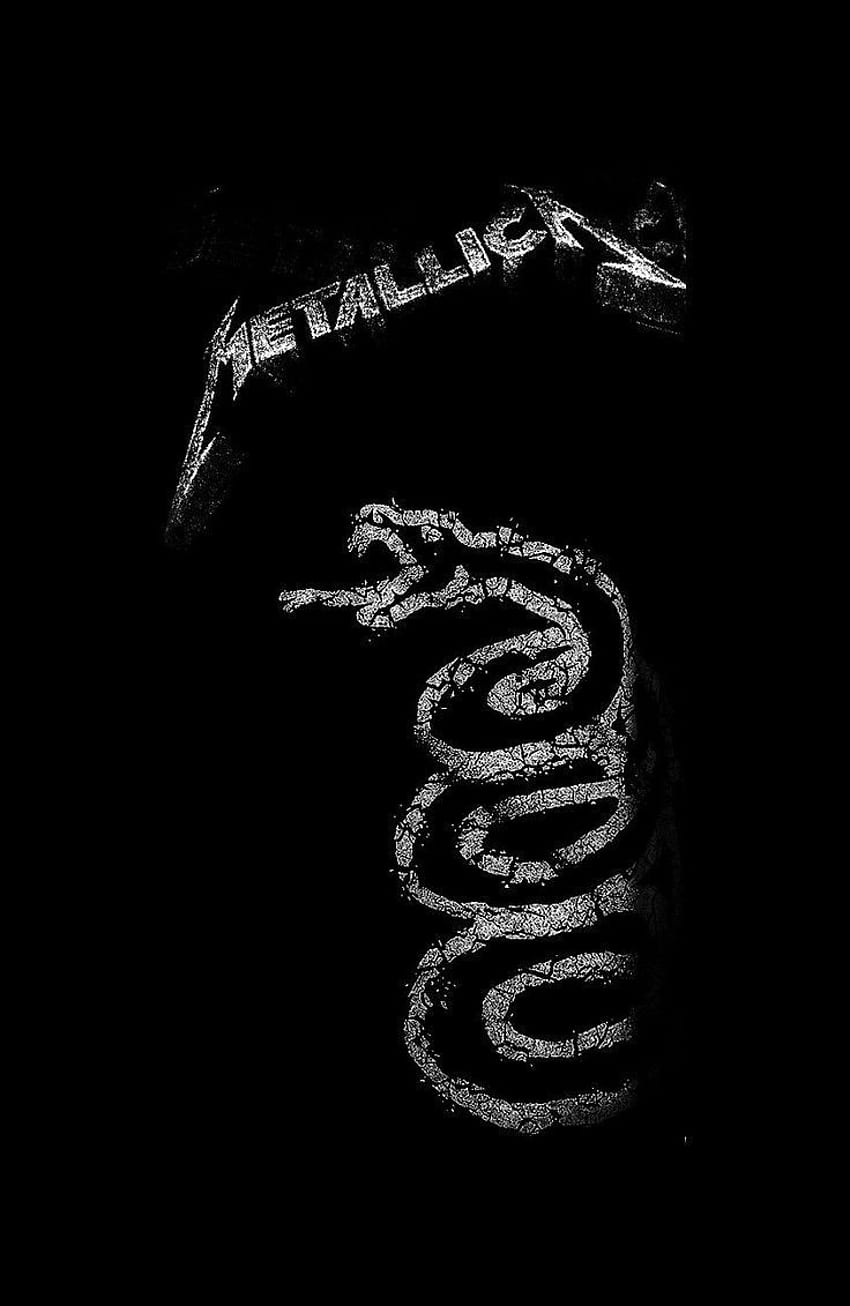 metallica fondos Muzyka rockowa w 2020 roku. Czarny album Metallica, zespół Metallica, logo Metallica Tapeta na telefon HD