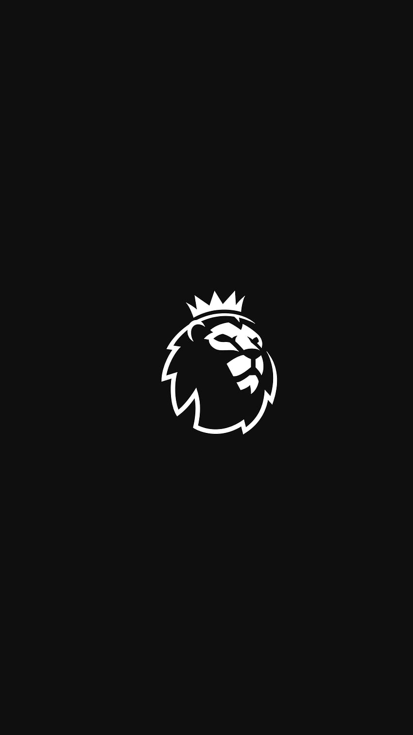 Logotipo de la Premier League minimalista fondo de pantalla del teléfono