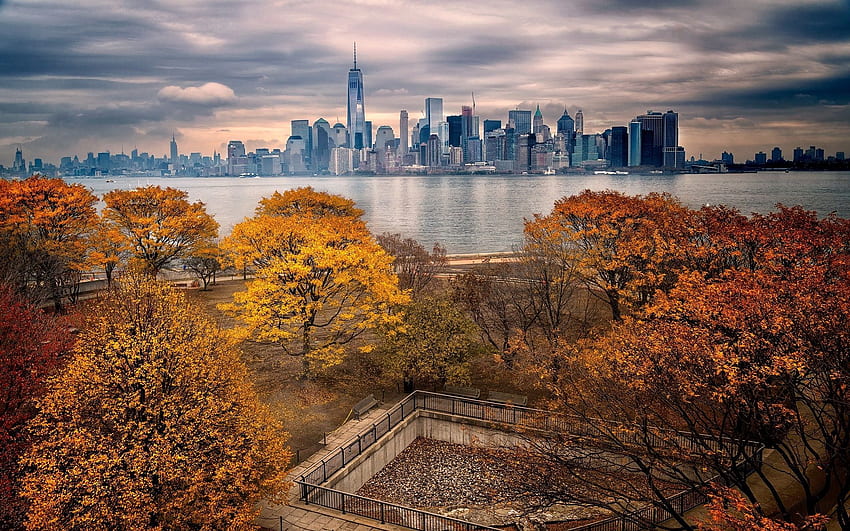 Outono, Manhattan, Nova York, Arranha-céus - Fall In New York For, NYC Autumn papel de parede HD