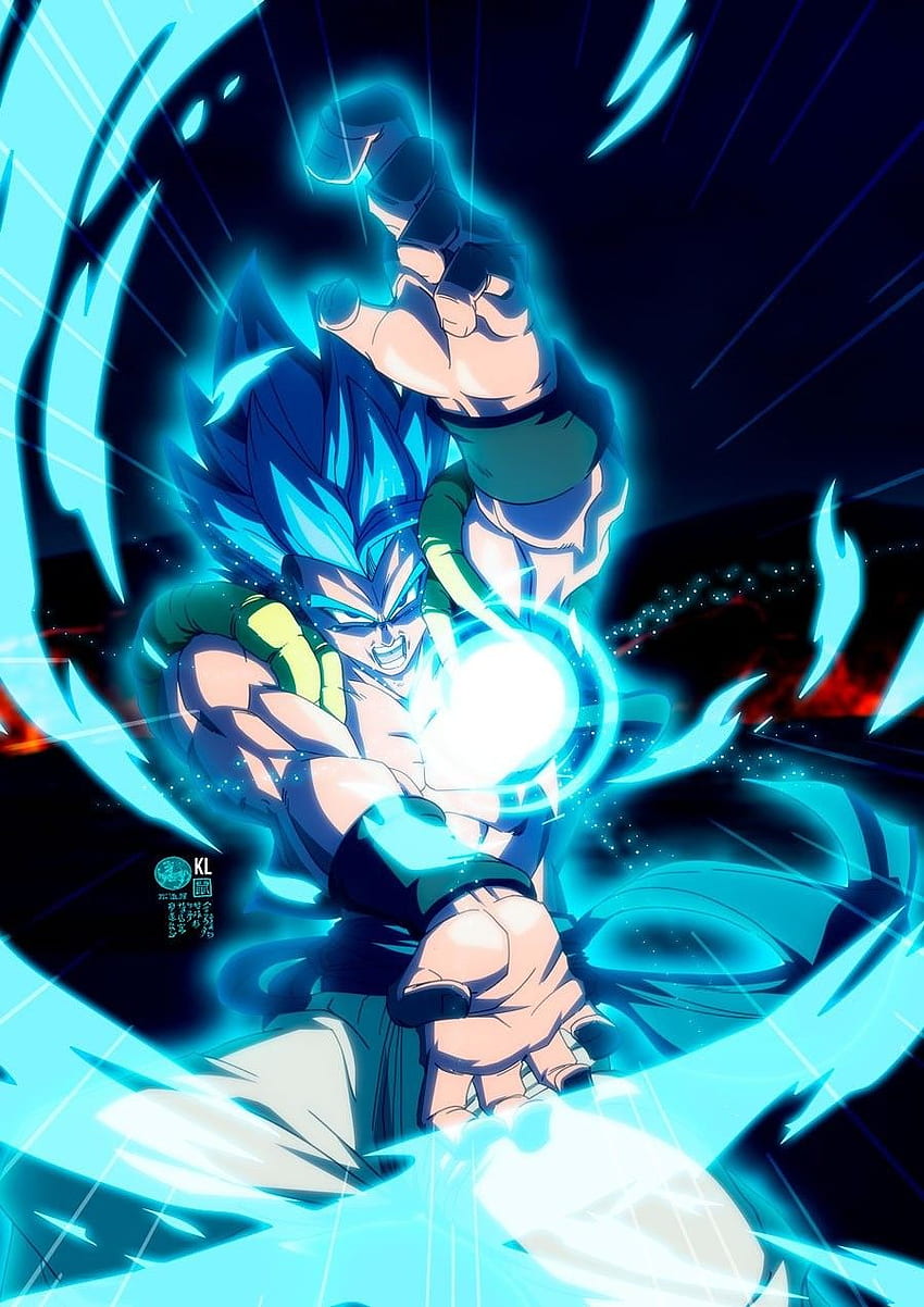 Gogeta blue (Película de Broly) vs Goku MUI actual - Batallas fondo de pantalla del teléfono