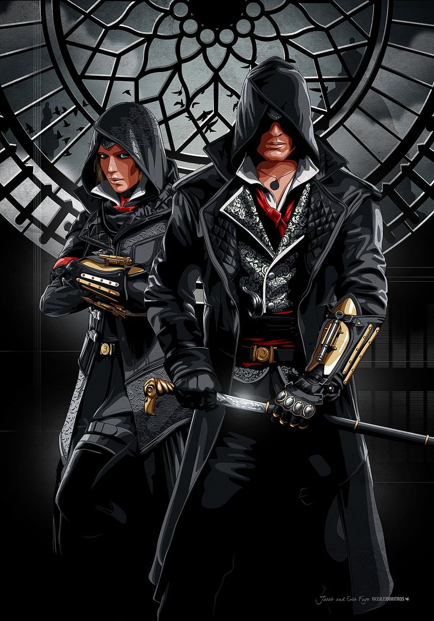 Jacob and Evie Frye (London 1868). Assassins creed syndicate, Assassins creed jacob, Assassin's creed HD phone wallpaper