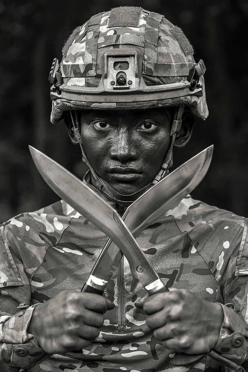 Kraliyet Gurkha Tüfekleri. 2018. Konum bilinmiyor. Kredi: Onbaşı Amrit Thapa []. Askeri grafi, Askeri askerler, Ordu leri, İngiliz Askeri HD telefon duvar kağıdı