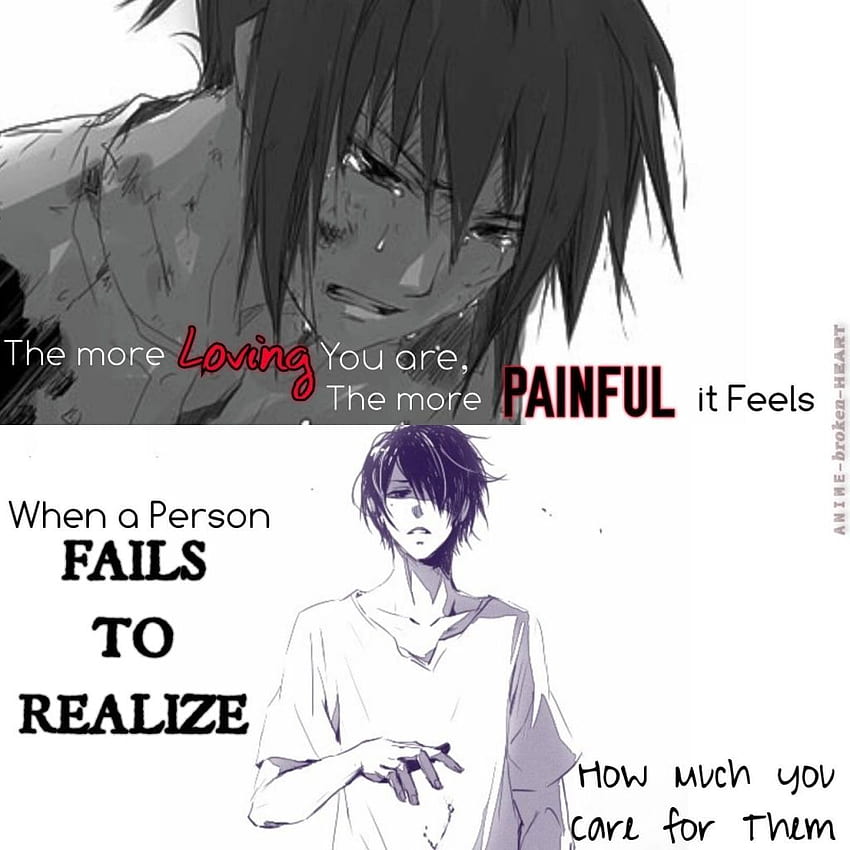 Sad anime quotes about life HD wallpapers | Pxfuel