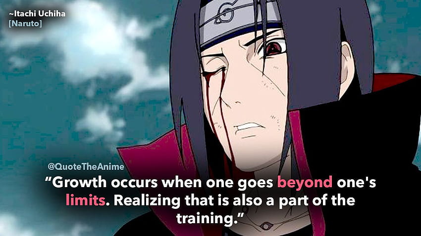 Powerful Itachi Quotes - Naruto (HQ ). Itachi quotes, Itachi Uchiha Quotes HD wallpaper