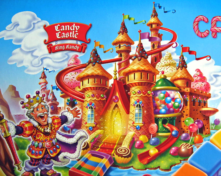 Château de bonbons en 2019. Château de bonbons, Thème de la terre de bonbons, Bonbons, Château de Candyland Fond d'écran HD