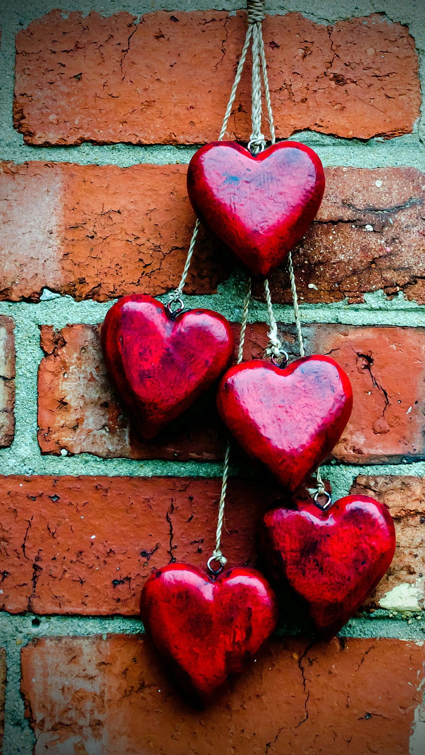 Red Heart, Heart, Red, Red Heart Shape HD phone wallpaper