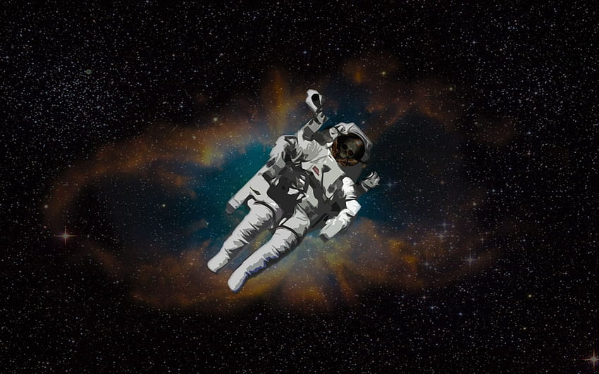 Astronaut Wallpaper 4K, Rocket, Surreal