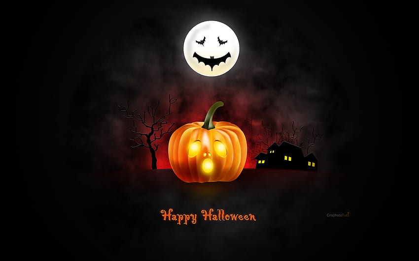 Halloween untuk , iPad & iPhone (termasuk PSD & ikon) - GraphicsFuel Wallpaper HD