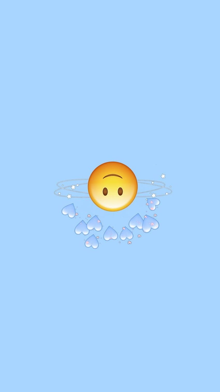 Papéis de Parede ❤の信仰エレン。 iphone cute, Cute emoji , Emoji iphone, Blue Sad Emoji HD電話の壁紙