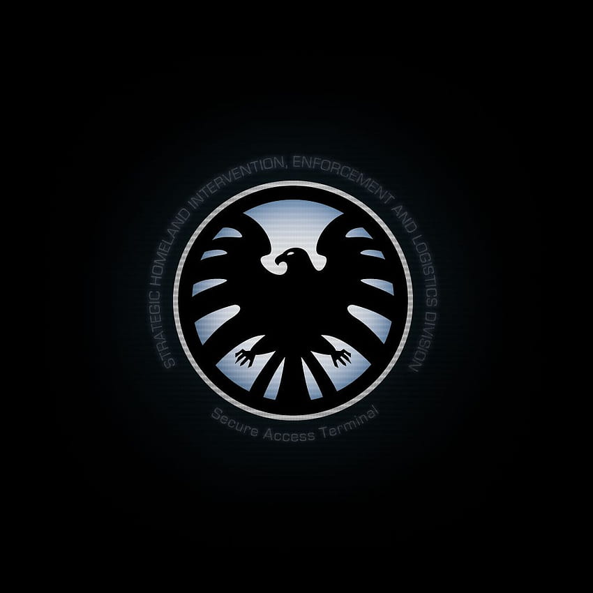 Лого на щит, лого на Marvel Falcon HD тапет за телефон