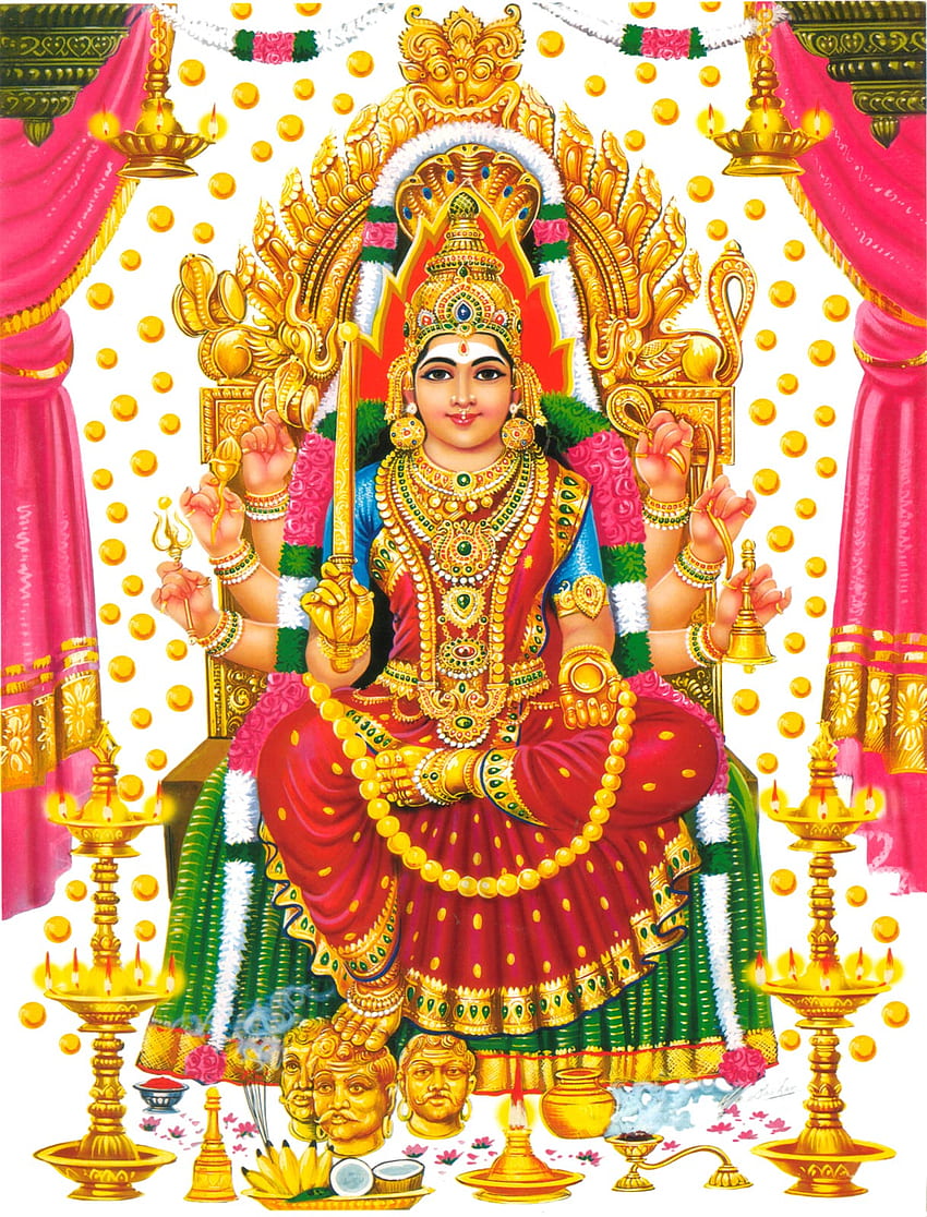 Tempio di Arulmigu Samayapuram Mariamman - - - Tip Sfondo del telefono HD