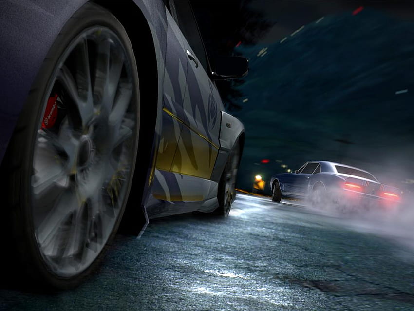 need for speed carbon-car friction, racing, car, game need for speed carbon, race, chasing, 3d, abstract, game, tyre, friction, red light HD wallpaper