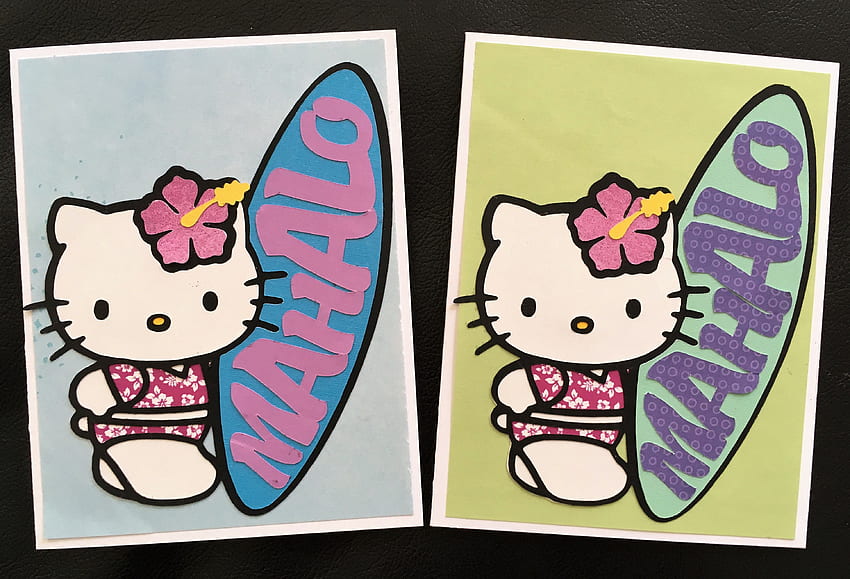 Hawaiian themed surfer hello kitty cricut card - MAHALO. Hello kitty y , Hello kitty, Hello kitty HD wallpaper