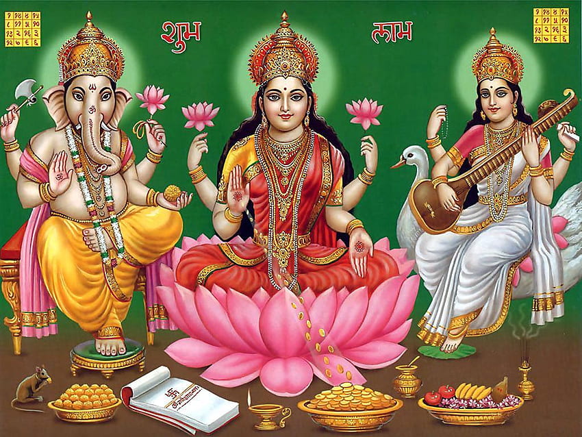 Goddess Lakshmi Devi (Diwali Special) for Android HD wallpaper