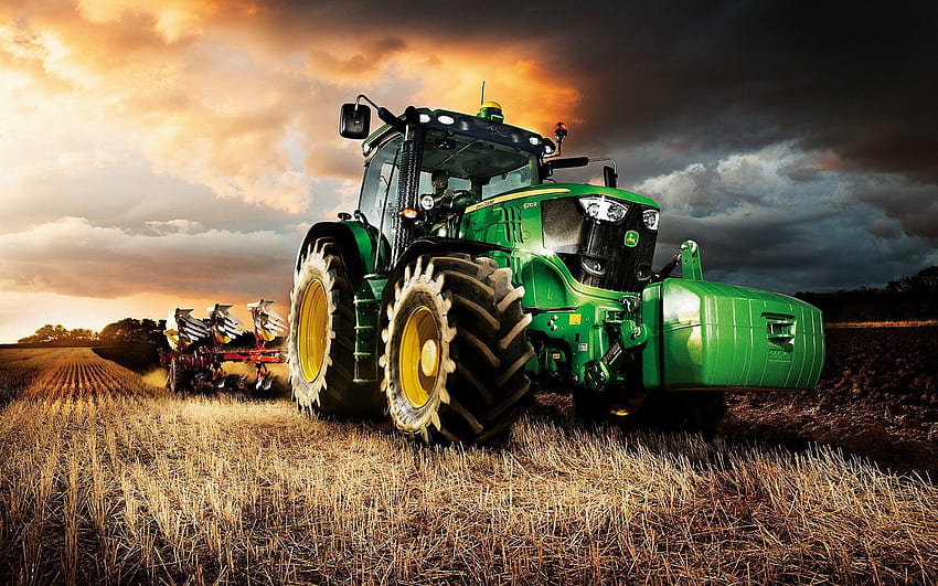Landwirtschaftsmaschinen HD-Hintergrundbild