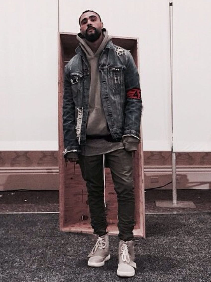 Jerry Lorenzo In Yeezy, Fear Of God, 424 Young Style Urban Style Mens Denim Shirt Urban Fashion 2016. 스트리트웨어, 마이클 코어스, 청바지 HD 전화 배경 화면