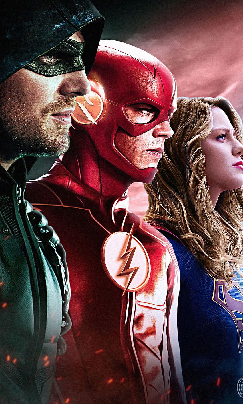 Dc Tv Arrow Flash Supergirl iPhone HD phone wallpaper