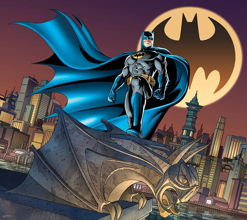 จิตรกรรมฝาผนังโลโก้ DC Comics Batman Bat Signal วอลล์เปเปอร์ HD