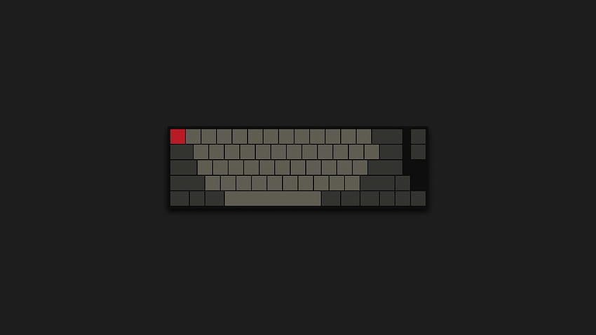 Keyboard minimal, Keyboard Mekanik Wallpaper HD
