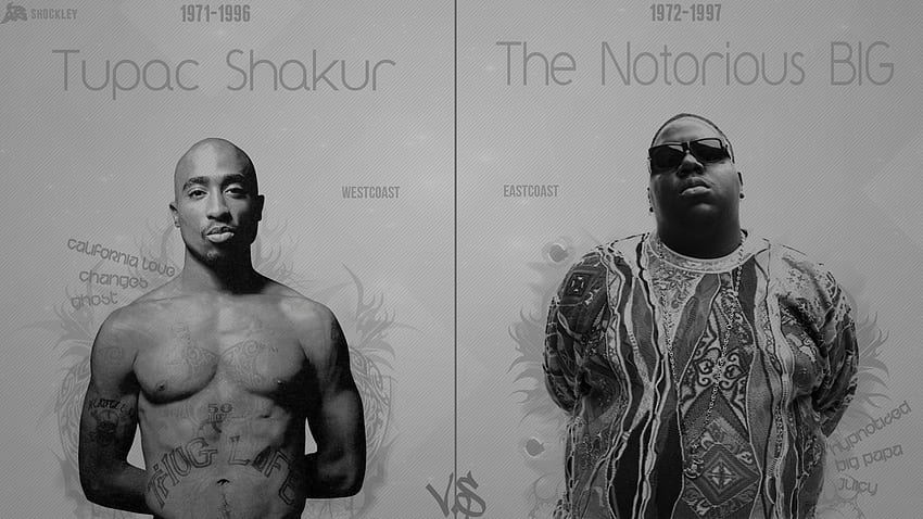 Hip Hop Feuds - by Arianna Parks [Infographic], Tupac Shakur West Coast HD wallpaper