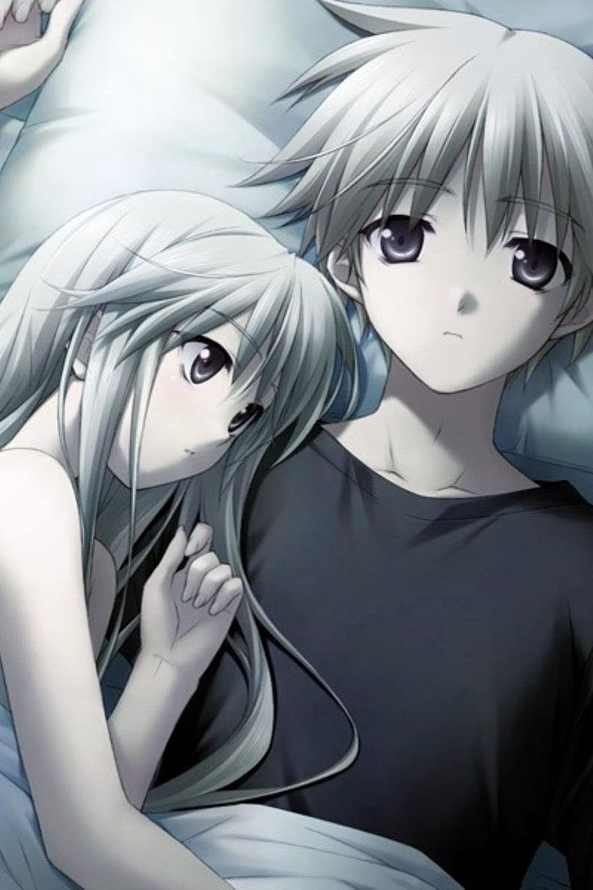 Anime Couples In Bed Hugging - Anime HD phone wallpaper