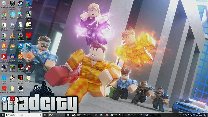 Roblox Mad City Helden HD-Hintergrundbild