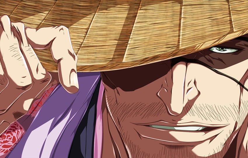 game, bleach, hat, anime, man, face, captain, eye, asian, Shunsui Kyōraku HD wallpaper game, bleach, hat, anime, man, face, captain, eye, asian, Shunsui Kyōraku HD wallpaper