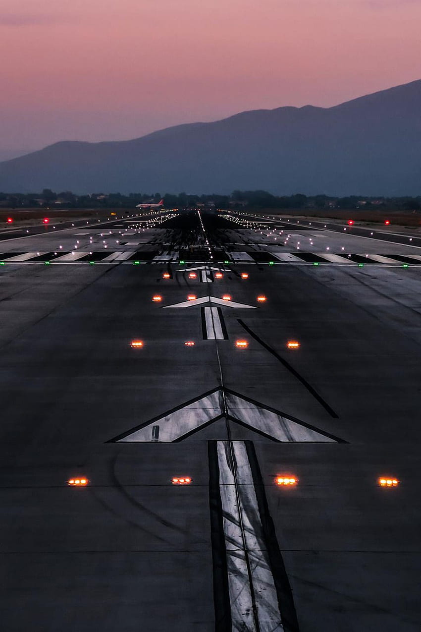 Weg nach Hause. Flugzeug, Flugzeuggrafik, Flugzeuggrafik, Flugzeuglandebahn HD-Handy-Hintergrundbild