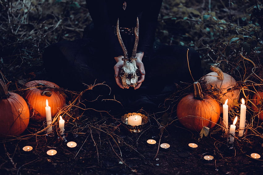Candle, candlelight, creepy, dark, eerie, flame, Halloween Candle HD ...