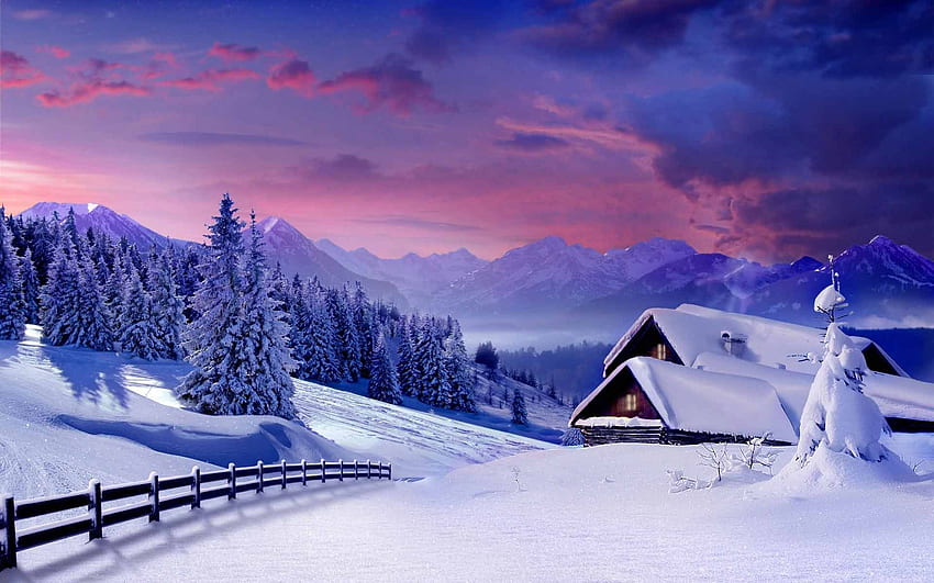 Lake Blue Sky Magical Winter Beautiful Inspirational, Inspirational Nature HD wallpaper