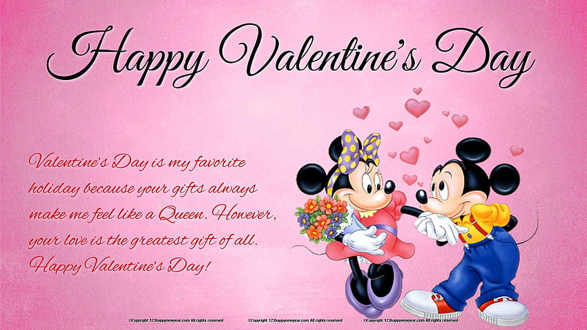 Valentines day cartoon HD wallpaper