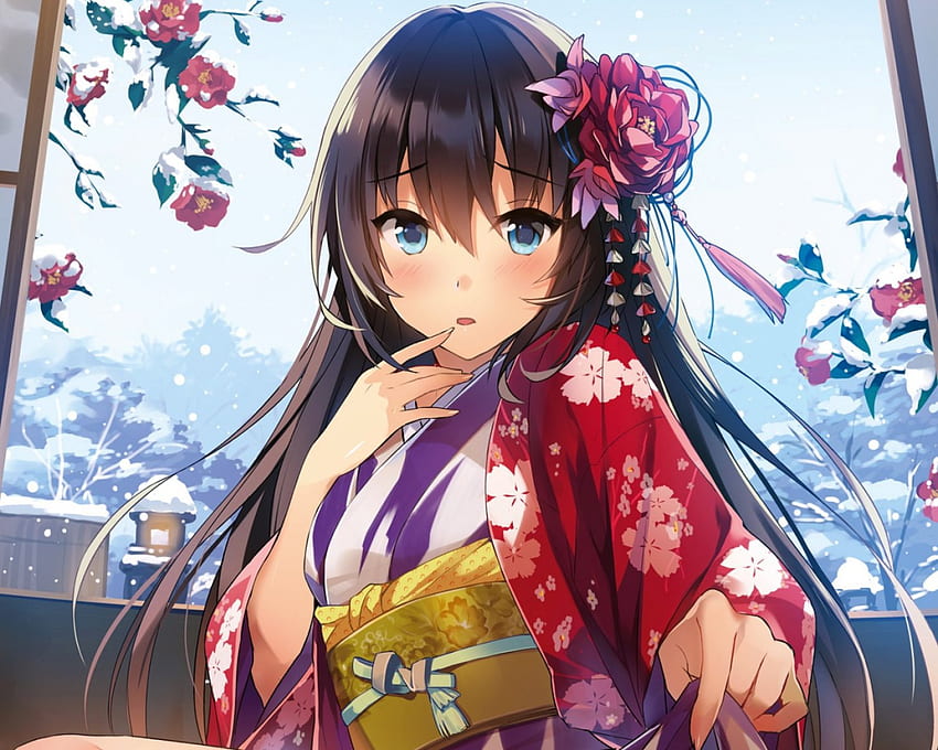 Top 131+ anime girl kimono best - dedaotaonec