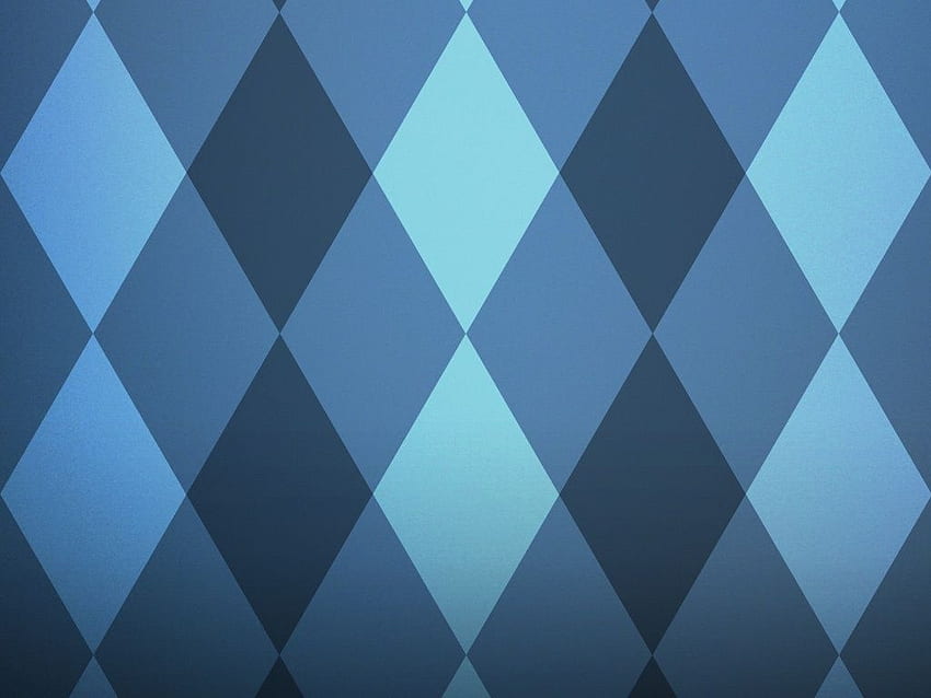 Plano de fundo - padrão de tecido xadrez azul - iPad iPhone, diamante preto e azul papel de parede HD