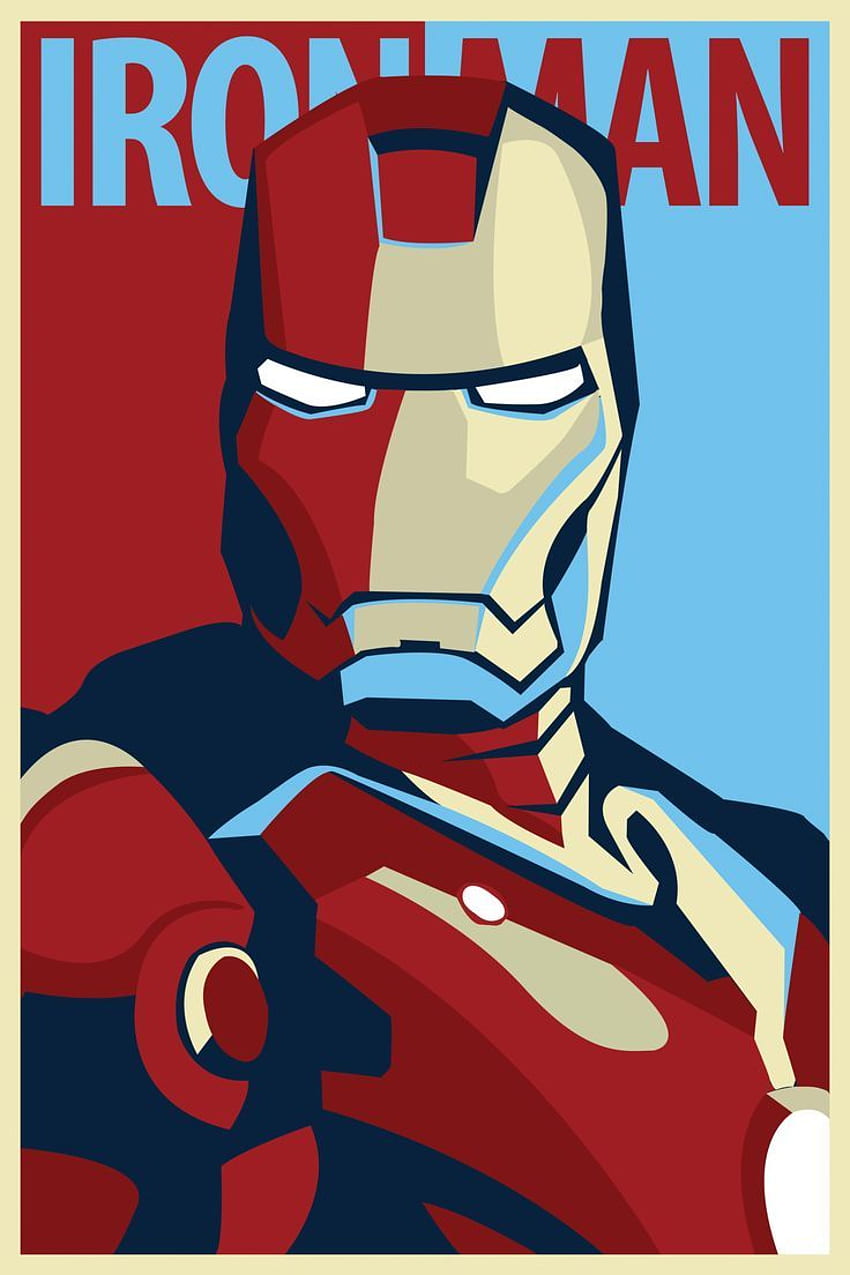 Iron Man - prezydent. Iron Man sztuki, Iron Man, Avengers, Vintage Avengers Tapeta na telefon HD