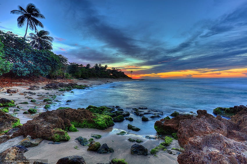 Aguadilla, Puerto Rico, sunset, sea in the resolution, Puerto Rico ...