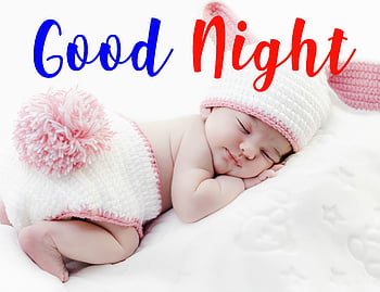 good night cute baby photos