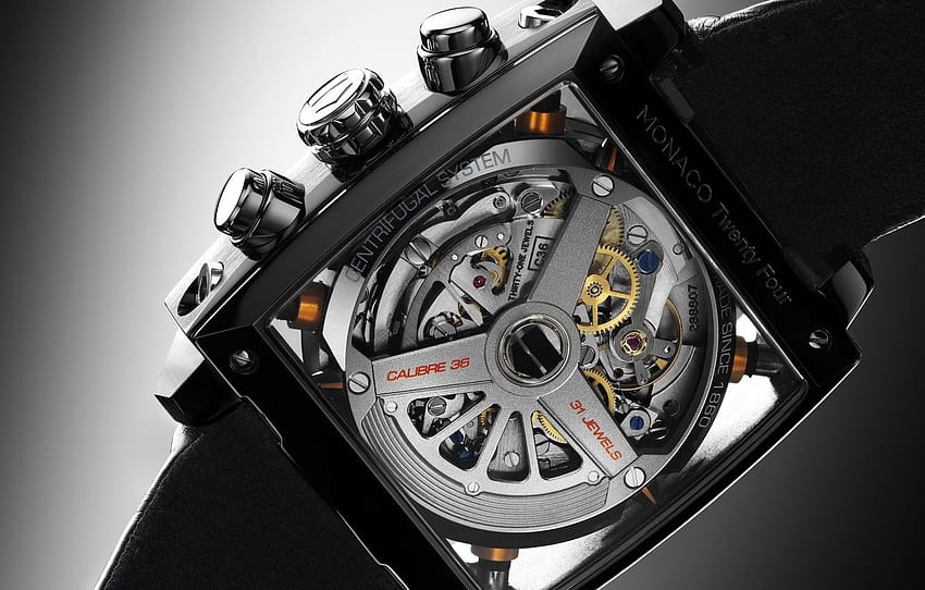 watch, chronometer, Monaco Twenty Four, TAG Heuer HD wallpaper