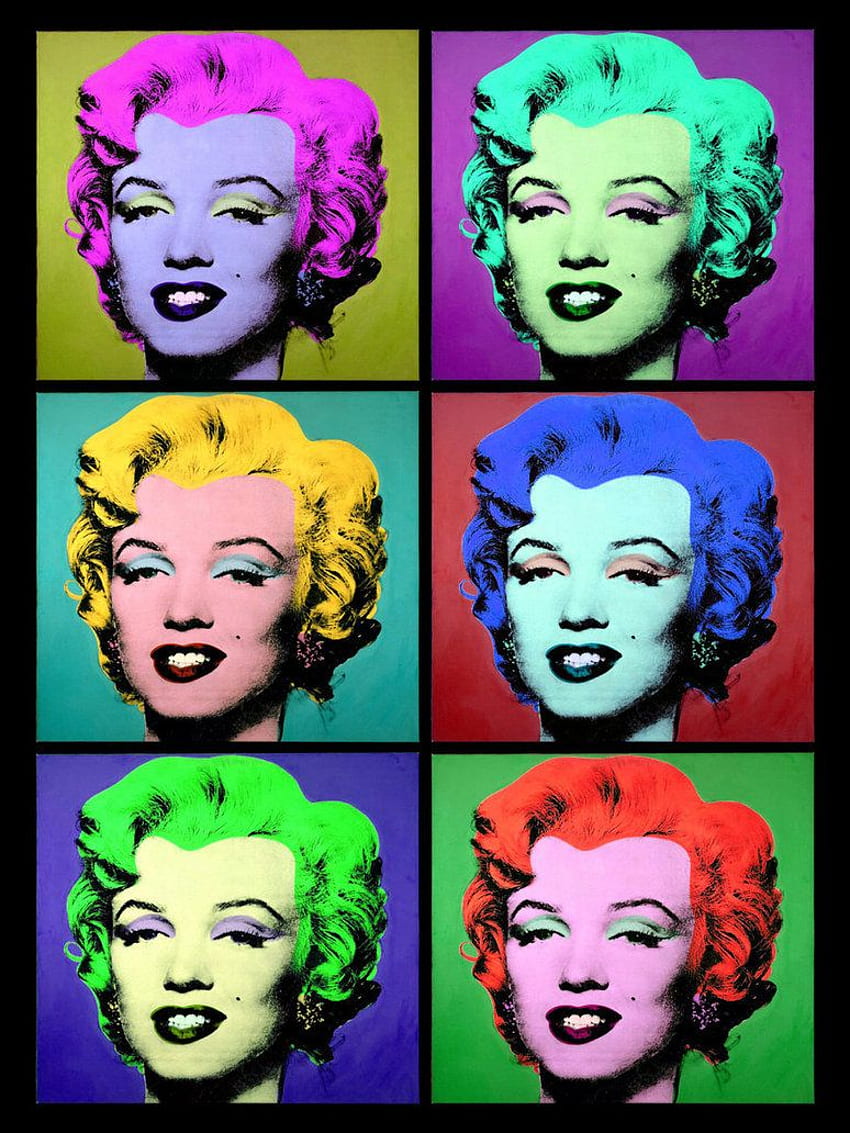 Marilyn Monroe Pop-Art, moderne Pop-Art HD-Handy-Hintergrundbild