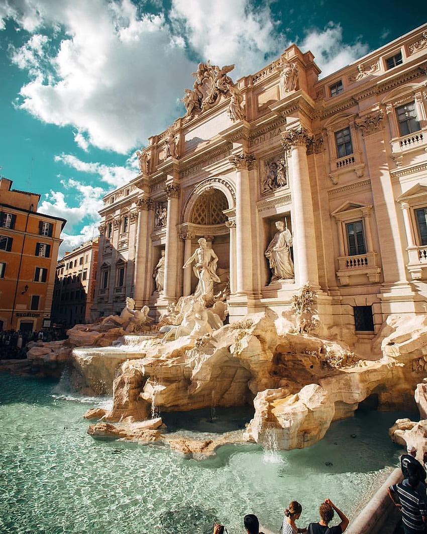 Fontana di Trevi” Rome, Italy HD phone wallpaper