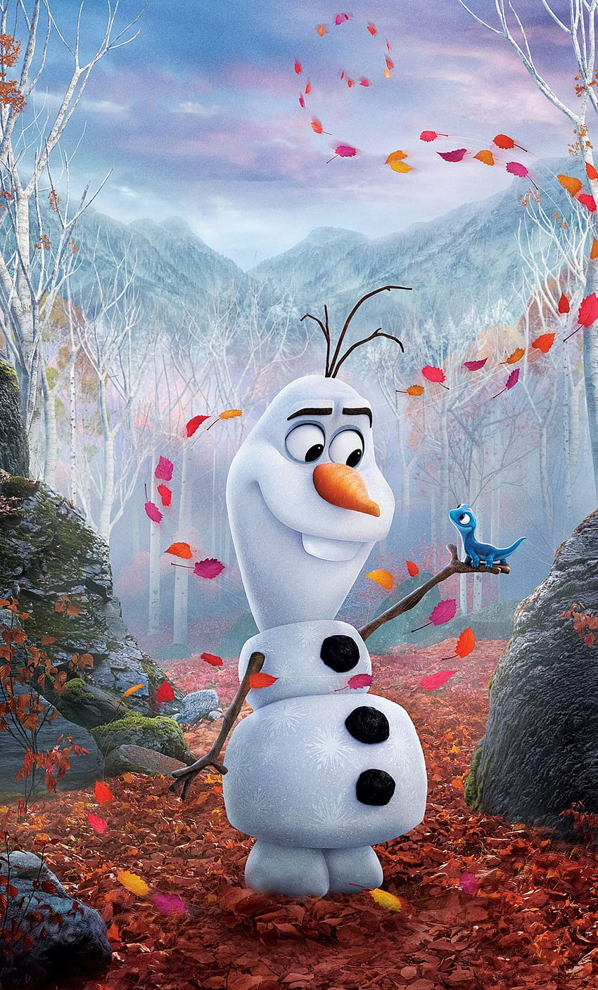Happy Snowman, Olaf, Frozen 2, movie, 2019 . Disney , Frozen , Disney phone HD phone wallpaper