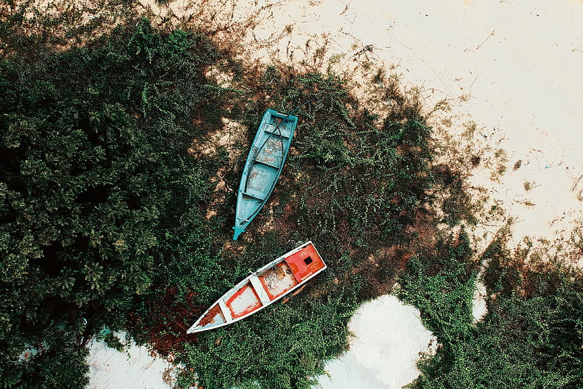 Aerial shots, boats HD wallpaper | Pxfuel