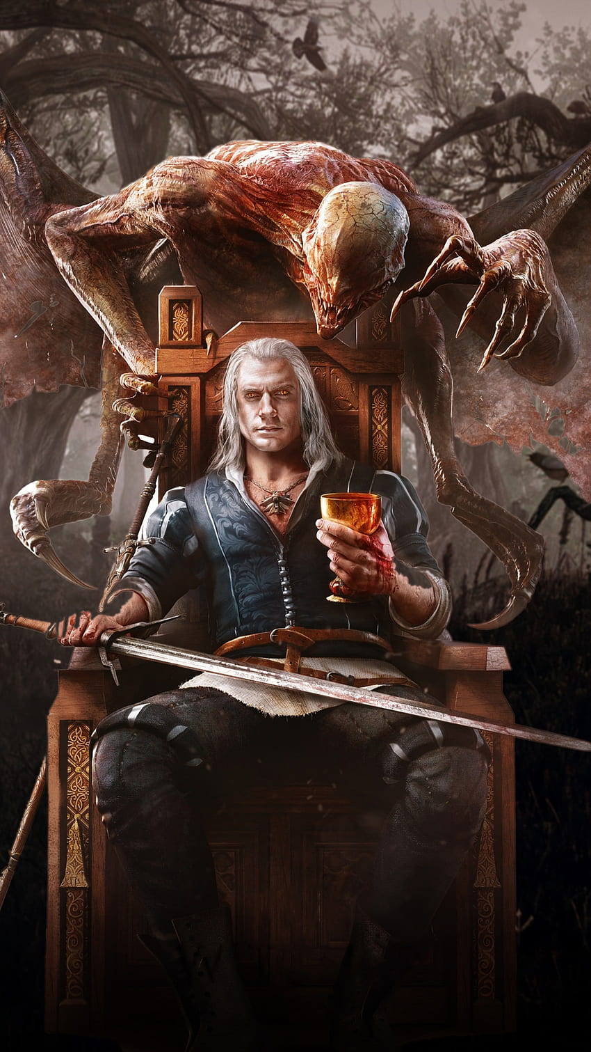 The Witcher for phones, The Witcher for phones, Witcher 3 Android HD phone  wallpaper | Pxfuel