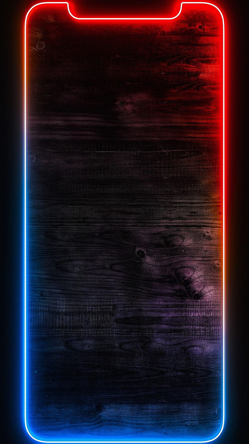 Iphone, azul eléctrico, magenta, madera, oscuro, bordes fondo de pantalla del teléfono