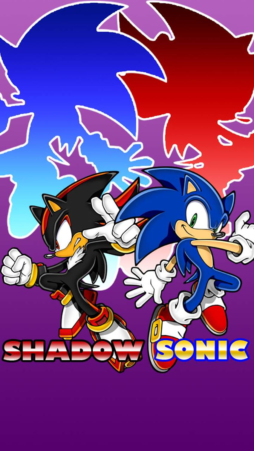Sonic And Shadow, Sonic Vs Shadow HD phone wallpaper