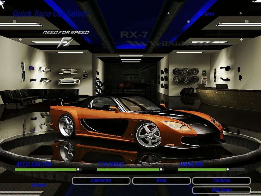 The Fast And The Furious: Tokyo Drift Hans Mazda RX7 Veilside. von RX8MazdaSpeed. Need for Speed ​​Underground 2 HD-Hintergrundbild