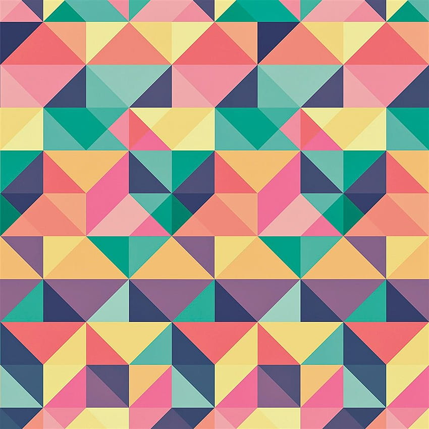 Abstract Polygon Art Pattern Rainbow HD phone wallpaper