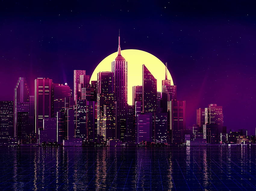 Neon New York City Resolution , City , , and Background, 2732X2048 HD wallpaper